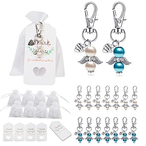 CPAOWEHF 48-teiliges Geschenk-Set als Schlüsselanhänger, Dankeschön, Kraftanhänger, Süßigkeitentüten, Hochzeit von CPAOWEHF