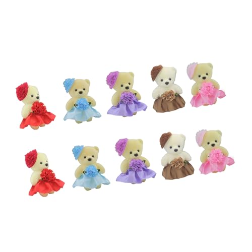 CPAOWEHF Packung Von 10 Schaumstoffbären Blumensträußen Geschenkset Weiche Dekorationen Für Verschiedene Anlässe Und Besondere Feierlichkeiten Weiche Dekoration CPAOWEHF Packung Von 10 Schaumstoffbären Blumensträußen Geschenkset Weiche Dekorationen Für Verschiedene Anlässe Und Besondere Feierlichkeiten Weiche Dekoration von CPAOWEHF