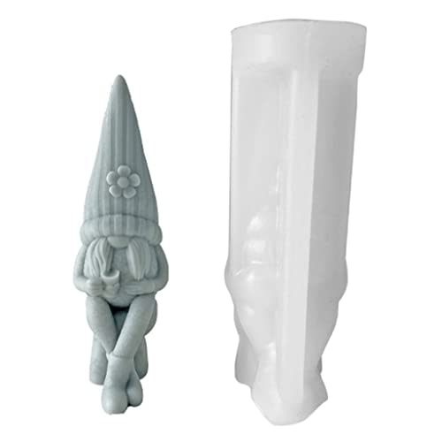 CPAOWEHF Valentines Old Man Resin Mold Candle Silicone Mold Love-Gnome Epoxy Mold for Resin Casting Home Decors von CPAOWEHF