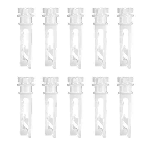 CPAOWEHF Vertikale Blindstamm Reparaturkits 10pcs Weißer Ersatzclip Für Schnelle Und Einfache Vorhangwartung von CPAOWEHF