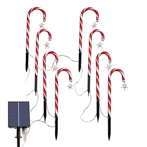 CPAOWEHF Zuckerstangen-Lichter für den Außenbereich, Weihnachtsdekoration, Zuckerstange, Ornament für Urlaub, Innenhof, Terrasse, Garten von CPAOWEHF