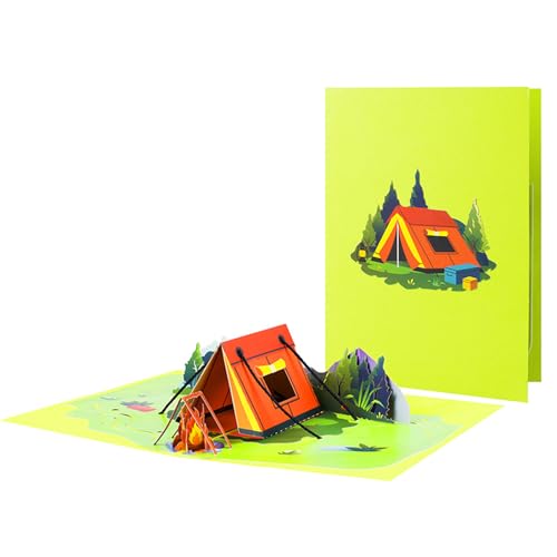 Kreative 3D-Popup-Grußkarte mit Umschlag, handgefertigte Einladungskarte für Geburtstagspartys, Geschenkkarte von CPAOWEHF