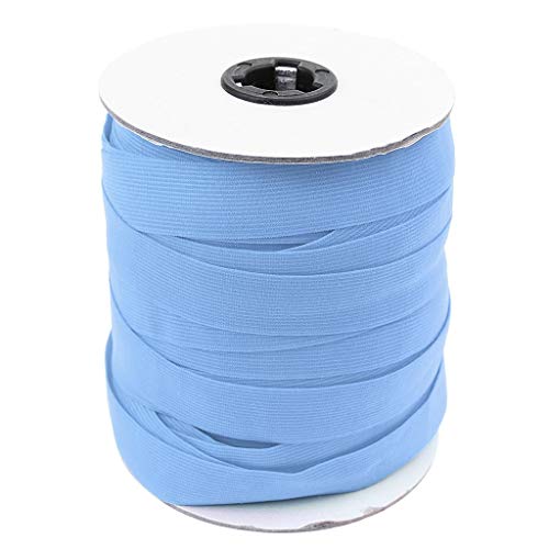 Band, Geschenkband, Weihnachts-Satinband, 50 Yard, elastisches, dehnbares Band, Kordel, Gurtband, Nähbesatz, 18 mm – Hellblau von CPCPC