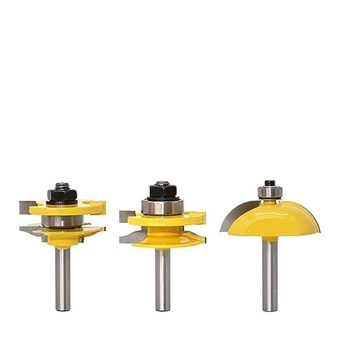 Fräser, 3 teile/satz Runde Über Erhöhte Panel Schrank Tür Router Bit Set 8mm Schaft Holz Cutter Fräser for holzbearbeitung Werkzeuge von CPCPC