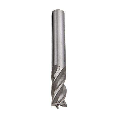 Fräser, Schaftfräser, Bohrer-Schaftfräser-Set, 1 Stück HSS-AL 4-schneidiger Schaftfräser mit geradem Schaft, CNCN-Fräser for Metallbearbeitungswerkzeuge (6 mm) von CPCPC