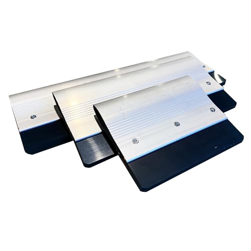 CPL Fabbrika Aluminium-Rakel für Siebdruck – Set mit 3 Rakeln für das Labor, 15 cm, 24 cm, 33 cm, ideal zum Drucken von Formaten A4 und A3 und höher. Hohe Haltbarkeit. von CPL Fabbrika