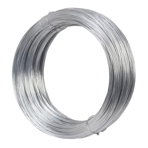 CPSYTE Basteldraht, 1mm x 50m, Draht zum Basteln Schmuckdraht Aluminiumdraht Bindedraht Modellierdraht Draht Rostfrei für Schmuckherstellung Bastelarbeiten, leicht biegen(100g, Silber) von CPSYTE