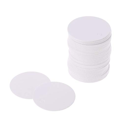 Papieranhänger CQEAZ 100 Stück Papier Hochzeit Etikettenkarte 4 cm von CQEAZ