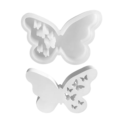Silikonform Schmetterling, DIY Geprägte Schmetterling Gipsform zum Gießen, Silikonformen Ostern, 3D Schmetterling Silikonformen Gießformen Silikon Giessform für Seife, Gips, Handwerk von CRADMPAT