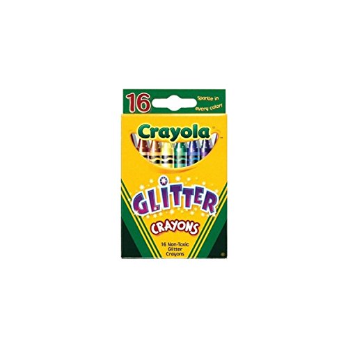 Bulk Buy: Crayola Glitter Crayons 16/Pkg 52-3716 (6-Pack) von CRAYOLA