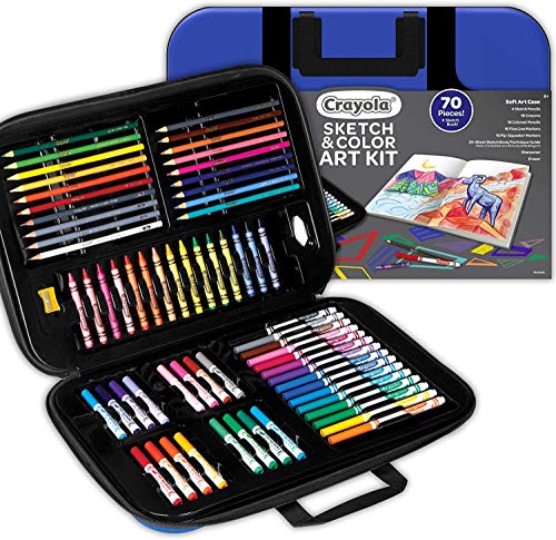 CRAYOLA® Köfferchen Skizzen & Farben, Geschenk für Kinder, Kreative Aktivitäte von CRAYOLA