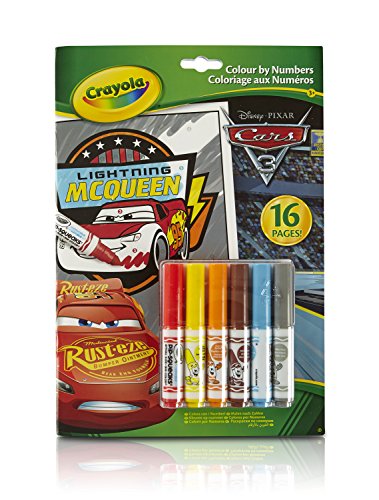 CRAYOLA – 04-0289-E-000 – Malen nach Zahlen Cars 3 Schwarz von CRAYOLA