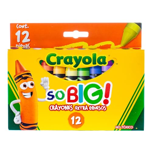 CRAYOLA Crayon Extra Jumbo So Big, 12 Stück von CRAYOLA