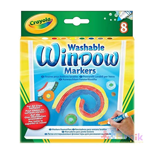 Crayola 58-8165 Washable Window Markers 8 Count von CRAYOLA