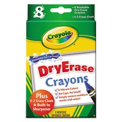 Crayola 98-5200 Multi-Color Washable DryErase Crayons 8 Pack von CRAYOLA