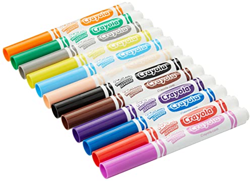 Crayola Breite Filzstifte, 144 Stück, bunt von CRAYOLA