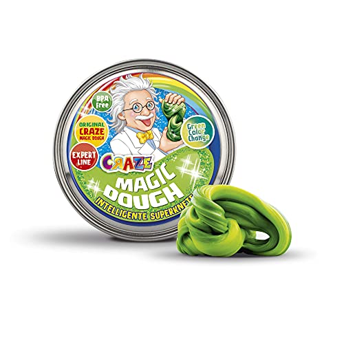 Craze MAGIC DOUGH Knete Set EXPERT PROFESSOR Intelligente Knete 70g Knetmasse in Dose Kinderknete Spezial-Effekt 6 Varianten Modelliermasse Knete ab 2 Jahre 35245 von Magic Dough