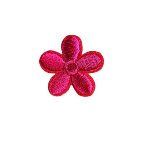 10 Stück süße kleine Blumen bestickte Aufnäher, Aufbügelapplikationen for Kinderkleidung, Taschen, Kleider, DIY(TYPE 04) von CRCRC