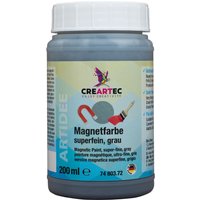 Magnetfarbe superfein - Grau von CREARTEC