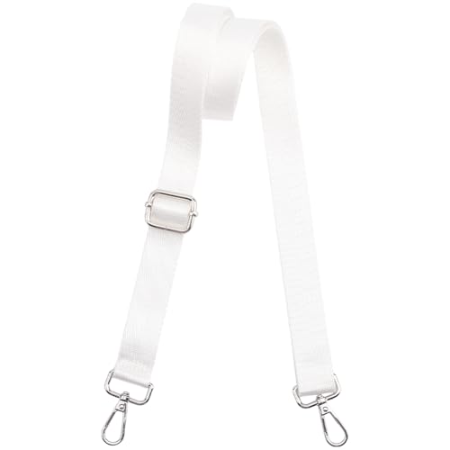 CREATCABIN 1" breiter Schultergurt Ersatz Geldbörsengurt Verstellbarer Nylon Umhängetaschengurt Mit Drehverschlüssen Für Damen Herren Kuriertasche Schultertaschen Handtaschen Geschenk Weihnachten Weiß CREATCABIN 1" breiter Schultergurt Ersatz Geldbörsengurt Verstellbarer Nylon Umhängetaschengurt Mit Drehverschlüssen Für Damen Herren Kuriertasche Schultertaschen Handtaschen Geschenk Weihnachten Weiß von CREATCABIN