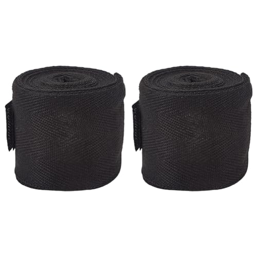 CREATCABIN 2 Stück Box Handbandagen Innenhandschuhe Daumenschlaufen Bandagen Elastisch Gepolstert Faustschutz Unter Handschuhen Muay Thai MMA Kickboxen Kampfsport Schlagtraining 300x5cm Schwarz CREATCABIN 2 Stück Box Handbandagen Innenhandschuhe Daumenschlaufen Bandagen Elastisch Gepolstert Faustschutz Unter Handschuhen Muay Thai MMA Kickboxen Kampfsport Schlagtraining 300x5cm Schwarz von CREATCABIN