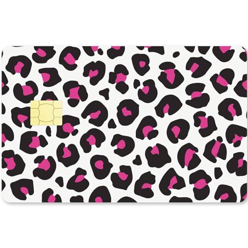 CREATCABIN Leopard Card Skin Sticker Debit-Kreditkarten-Skins Zum Personalisieren von Bankkarten,Schutzaufkleber,Wasserfest,Blasenfrei,Schmal,Selbstklebend Für EBT-Transportschlüsselkarte,186x137mm von CREATCABIN