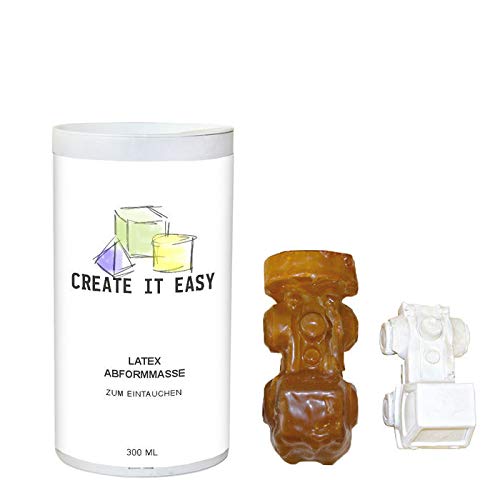 CREATE IT EASY NEU Latex Abformmasse zur Tauchformherstellung, 300ml von CREATE IT EASY