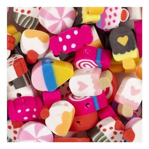 Figuren Beads - Candy, Cake & Ice Cream, 200 Stück (69608) von CREATIV COMPANY