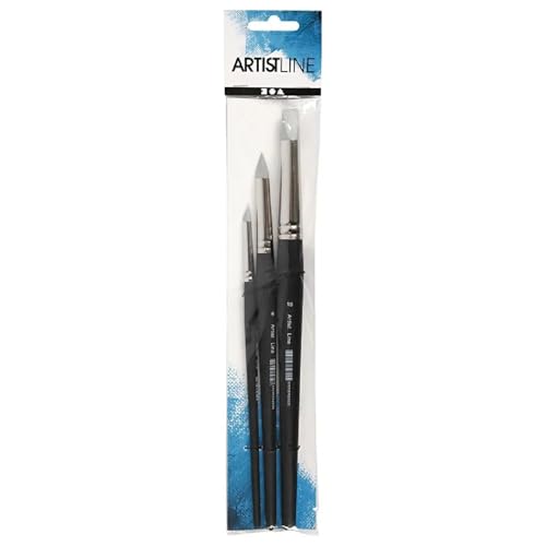 Artist Line Pinsel aus Silikon, flach und rund, 3 Gößen Artist Line Pinsel aus Silikon, flach und rund, 3 Gößen von CREATIV DISCOUNT