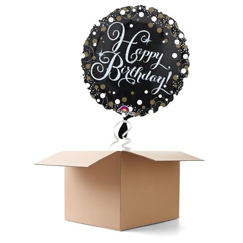 Ballongrüsse Happy Birthday, Sparkling, 1 Ballon von CREATIV DISCOUNT