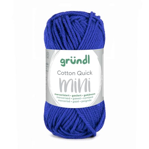 CREATIV DISCOUNT Baumwollgarn/Häkelgarn, Baumwolle-Cotton Mini, 15 g, Marineblau von CREATIV DISCOUNT