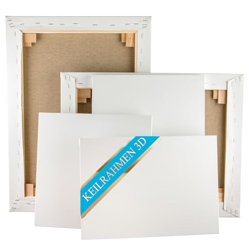 Bespannter Keilrahmen Baumwolle 3D 60x70cm von CREATIV DISCOUNT