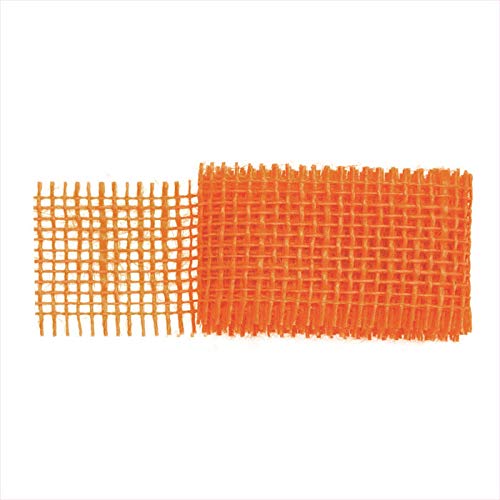 CREATIV DISCOUNT® NEU Glorex Juteband, 4cm x 1m, Orange von CREATIV DISCOUNT