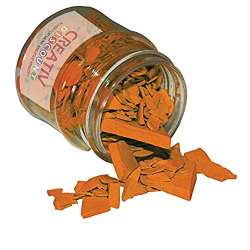 CREATIV DISCOUNT ® Candela Kerzen-Färbewachs, 20g, Orange von CREATIV DISCOUNT