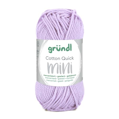 CREATIV DISCOUNT Baumwollgarn/Häkelgarn, Baumwolle-Cotton Mini, 15 g, Flieder von CREATIV DISCOUNT