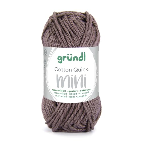 CREATIV DISCOUNT Baumwollgarn/Häkelgarn, Baumwolle-Cotton Mini, 15 g, Kaffee von CREATIV DISCOUNT