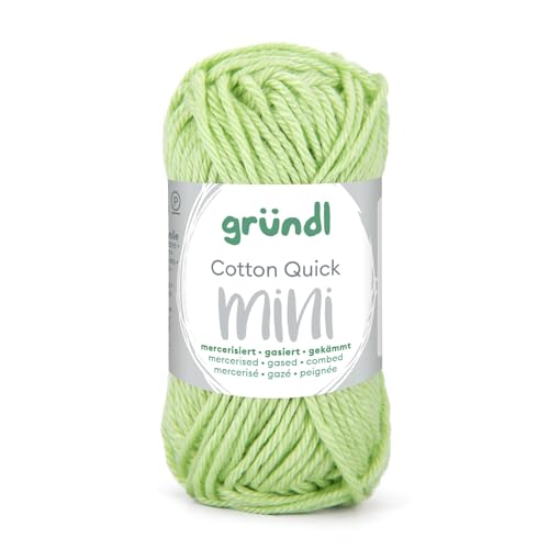 CREATIV DISCOUNT Baumwollgarn/Häkelgarn, Baumwolle-Cotton Mini, 15 g, Kiwi von CREATIV DISCOUNT