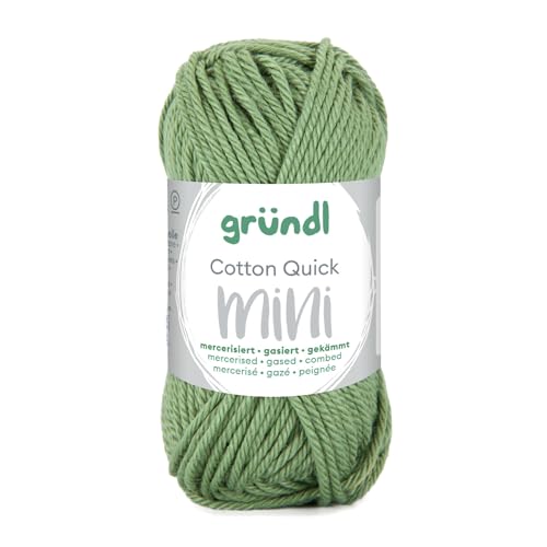 CREATIV DISCOUNT Baumwollgarn/Häkelgarn, Baumwolle-Cotton Mini, 15 g, Salbei von CREATIV DISCOUNT