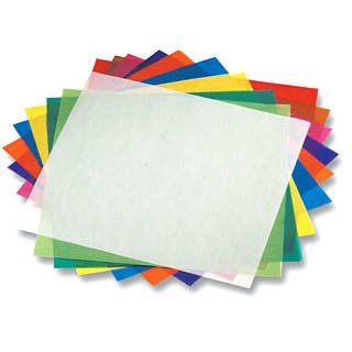 Faltblätter Transparentpapier, 15x15 cm, 500 Stück von CREATIV DISCOUNT