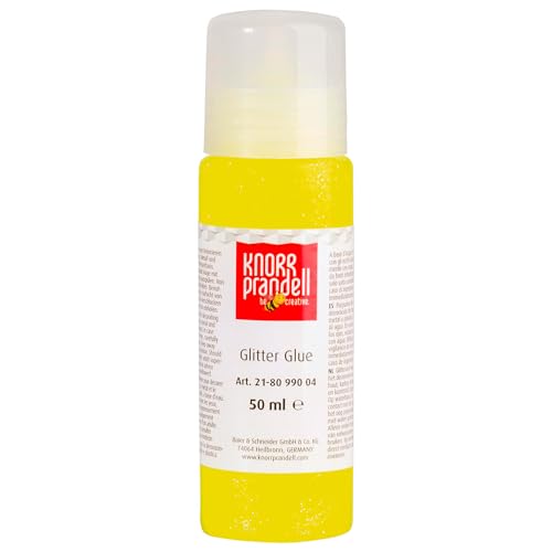CREATIV DISCOUNT Glitterfarbe Glitter Glue, mit Linerspitze, 50 ml, Neongelb CREATIV DISCOUNT Glitterfarbe Glitter Glue, mit Linerspitze, 50 ml, Neongelb von CREATIV DISCOUNT