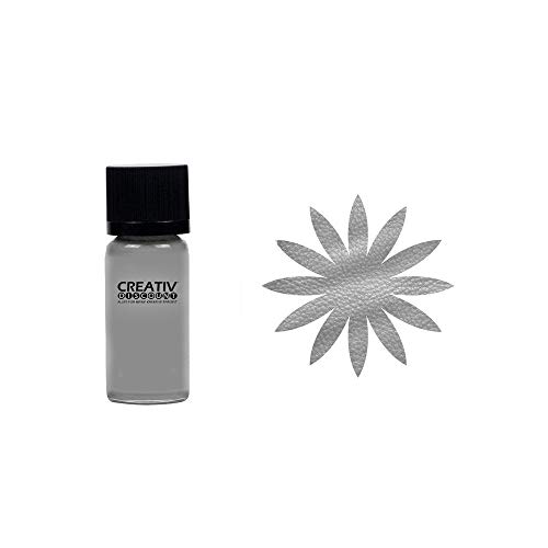 CREATIV DISCOUNT Ledermalfarbe, 20ml, Silber von CREATIV DISCOUNT