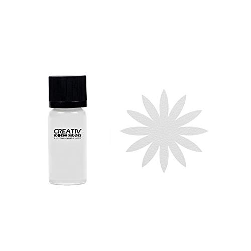 CREATIV DISCOUNT Ledermalfarbe, 20ml, weiß von CREATIV DISCOUNT