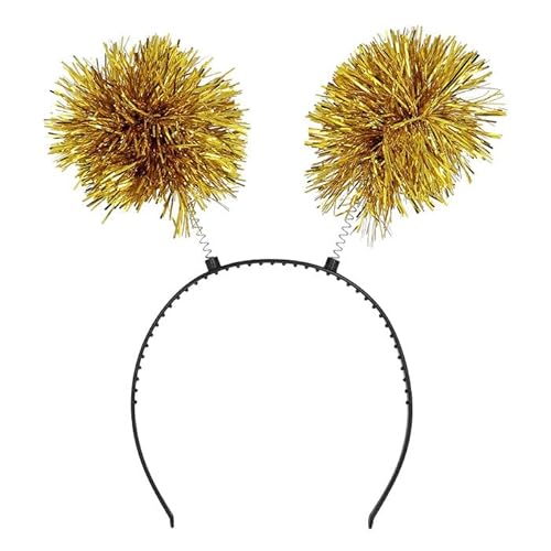 CREATIV DISCOUNT NEU Haarreif mit goldenen Pompons von CREATIV DISCOUNT