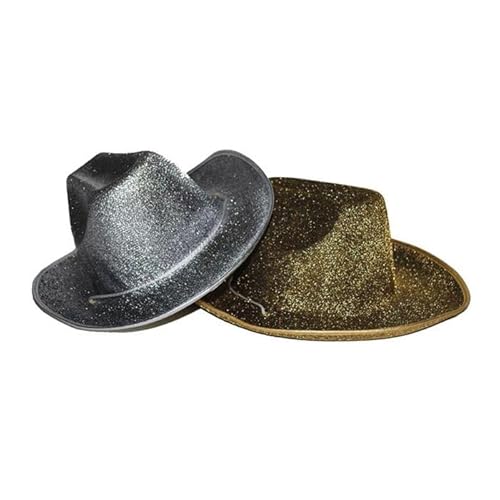 CREATIV DISCOUNT NEU Hut Cowboy gold, Einheitsgröße von CREATIV DISCOUNT