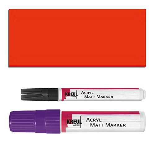 CREATIV DISCOUNT NEU Kreul Acryl Marker Matt Medium 2-4mm Rot von CREATIV DISCOUNT