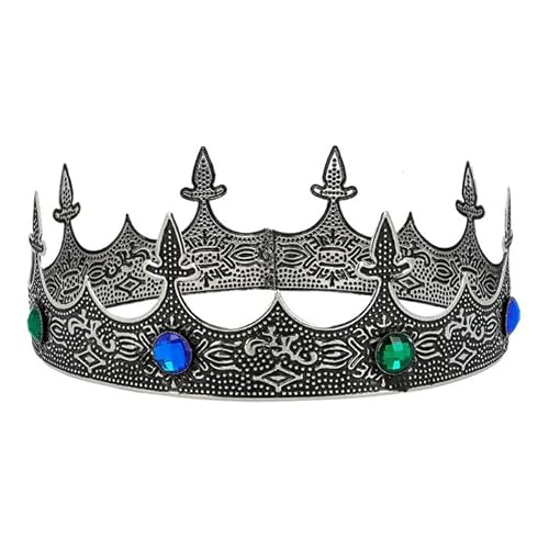 CREATIV DISCOUNT NEU Krone Queen Isabella, silber, aus Metall von CREATIV DISCOUNT