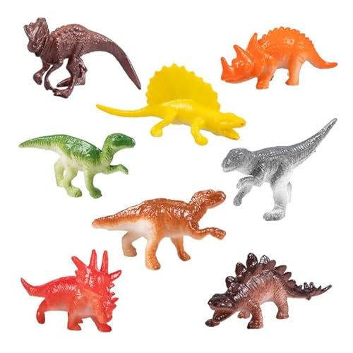 CREATIV DISCOUNT NEU Mitgebsel / Gastgeschenk für Kindergeburtstag Partyspiele / Spielzeug, Spielzeug-Dinos, 7cm, 8 Stück von CREATIV DISCOUNT