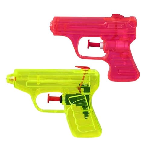 CREATIV DISCOUNT NEU Mitgebsel / Gastgeschenk für Kindergeburtstag Partyspiele / Spielzeug, Wasserpistolen, 10cm, 2 Stück von CREATIV DISCOUNT