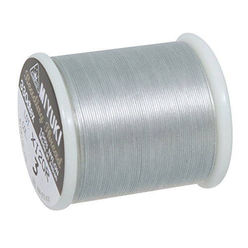 CREATIV DISCOUNT NEU Miyuki Perlengarn, 0,27mm, 50m, Silber von CREATIV DISCOUNT