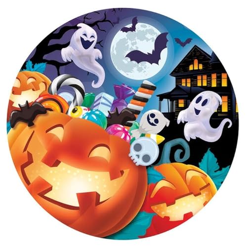 CREATIV DISCOUNT NEU Salat-Schüssel Halloween Geister Party aus Kunststoff, ca. 32cm von CREATIV DISCOUNT